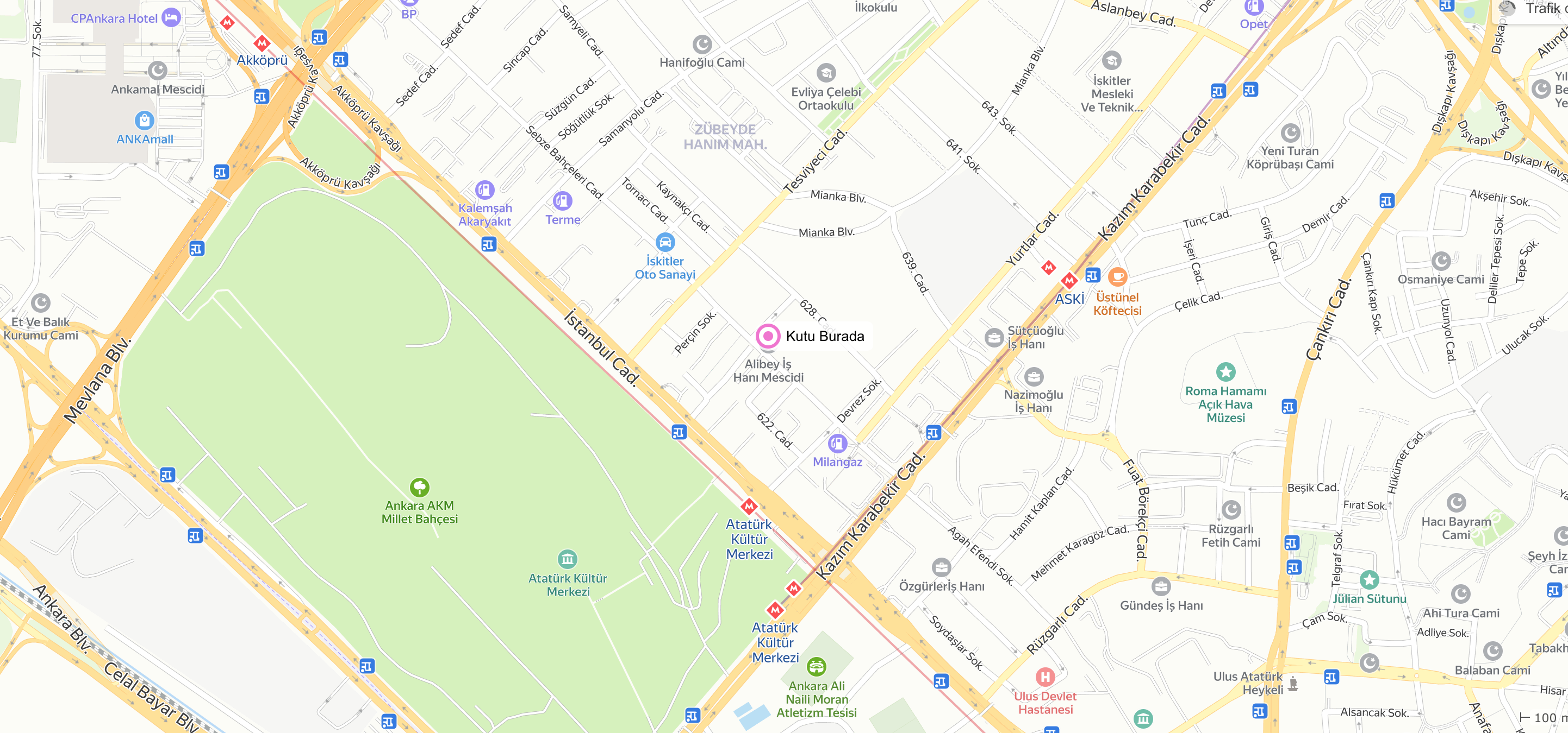 kutuburada-ankara-ulaşım